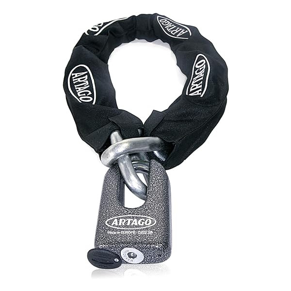 Artago Artago 69t/b padlock + 14.150 150cm chain combo - sold secure certified